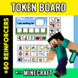MINECRAFT Token Board + 90 reinforcers
