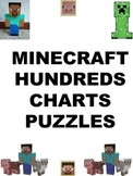MINECRAFT hundreds chart puzzles