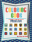 MINI COLORING BOOK- Pixel Art- Addition Worksheets- Spanish