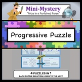 MINI-MYSTERY Progressive Puzzle #1: "Prize in a Purloined Purse"