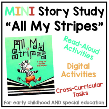 Preview of MINI Story Study - "All My Stripes" - Digital Thematic Autism Awareness