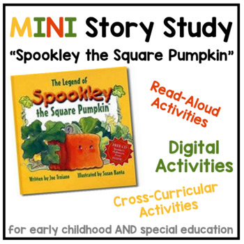 Preview of MINI Story Study | "Spookley the Square Pumpkin" | Digital Thematic Unit