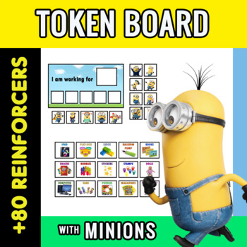 Preview of MINIONS Token Board + 90 reinforcers