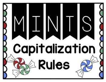 Preview of MINTS Capitalization Rules Posters Grammar + Mini Poster