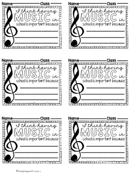 MIOSM - Student Response Sheets by Lindsay Jervis | TPT