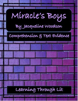 Preview of MIRACLE'S BOYS Jacqueline Woodson * Comprehension * (Answer Key Included)