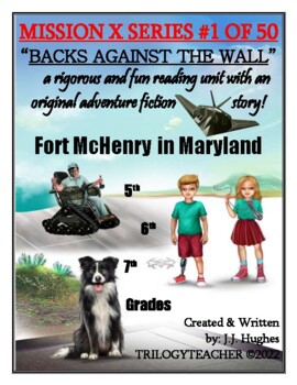 Preview of MISSION X #1 OF 50 Adventure Fiction Story Unit-"Backs Against The Wall" in MD