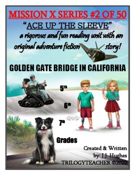 Preview of MISSION X #2 OF 50 Adventure Fiction Story Unit-"Ace Up The Sleeve" in CA