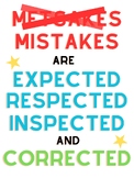 MISTAKES Classroom Poster