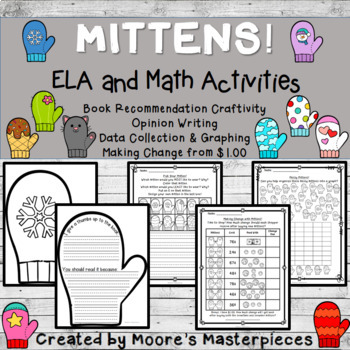 Preview of MITTENS! ELA and Math Activities
