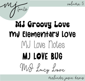Preview of MJ Fonts | Bundle Deal!