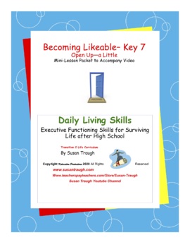 Preview of ML – Becoming Likeable – Key 7 “Open Up - A Little”