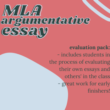 mla argumentative essay topics