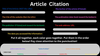 Preview of MLA Citation Practice