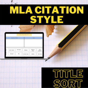 Preview of MLA Citation Style Title Sort
