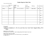 MLA Citations: Graphic Organizers for Books and Websites