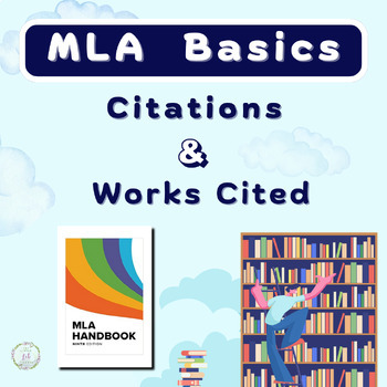 Preview of MLA Citations & Works Cited Text Evidence, Lesson, Notes, Practice