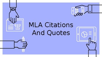 Preview of MLA Citations and Integrating Quotes
