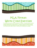 MLA Exercises #5: Works Cited Exercises