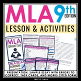 MLA Formatting 9th Ed. Presentation, Activity, Citation Pr