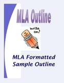 MLA Format Outline/Template for Essays