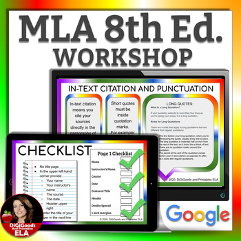 Preview of MLA Format and Citation Practice Activity