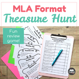 MLA Format and Style Treasure Hunt: Question Trail Activit