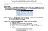 MLA Formatting Instructions / Checklist for Essays - Micro