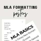MLA Formatting Posters