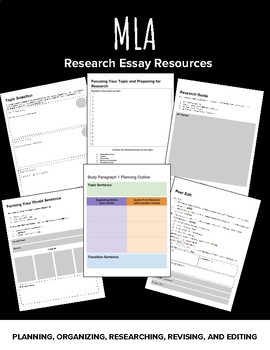 Preview of MLA Reseach Essay Resources!