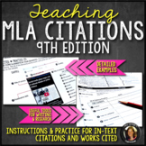 MLA Style & Format 9th Ed: Instruction, Practice, Examples Distance Learning