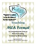 Teaching MLA Format: A Comprehensive Teaching Bundle of ML