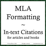 MLA format - In-text Citations Power Point