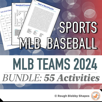 Preview of MLB Baseball - Teams 2024 - Resources Bundle