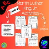 MLK Activities, Reading Passage, Questions, Coloring Pages