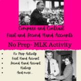 MLK Activity - First and Secondhand Account