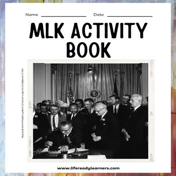Preview of MLK Activity Pack for Young Learners