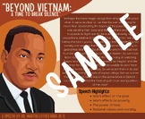 MLK Beyond Vietnam Poster Package -Freebies Included