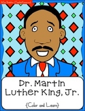 MLK Color & Learn Book, Martin Luther King, Jr.