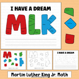 MLK Day Activity Math Craft Martin Luther King Jr Writing 