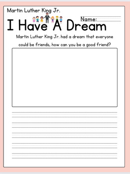 MLK Day Activity Set Reading, Writing, Vocabulary by Uniquely Upper Grades