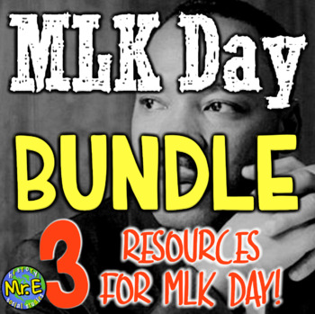 Preview of MLK Day Bundle: 3 Resources for Martin Luther King, Jr. Day!