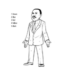 MLK Day Coloring Pages, Martin Luther King Zen Doodle Coloring
