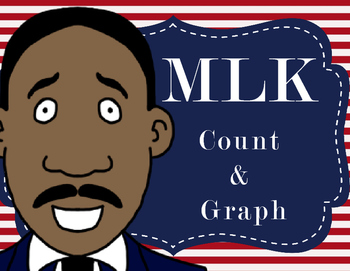 Preview of Martin Luther King Jr.: Count and Graph (Black History Month)