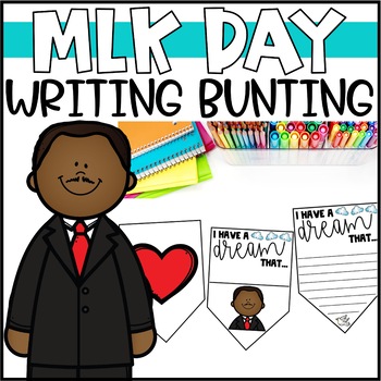 Preview of MLK Day Bunting Banner | I Have a Dream...