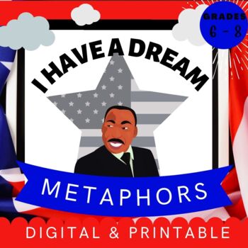 Preview of MLK Day "I Have a Dream" Metaphor Activities