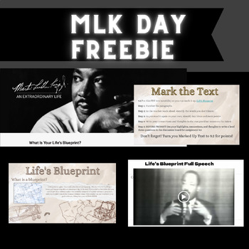Preview of MLK Day- Life's Blueprint