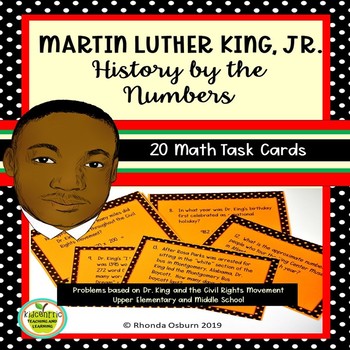 Martin Luther King Jr Day Math And History Activities Tpt