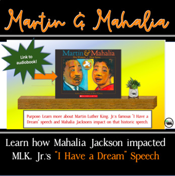 Preview of MLK Day Resource: Martin & Mahalia