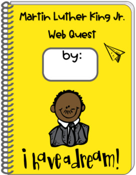 Preview of MLK Day Webquest